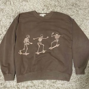 Project Social T x Urban Outfitters crewneck, color:brown